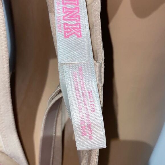 PINK Victoria's Secret Beige Wear Everywhere Multi-Way Push Up Bra Size 34C - Picture 8 of 9